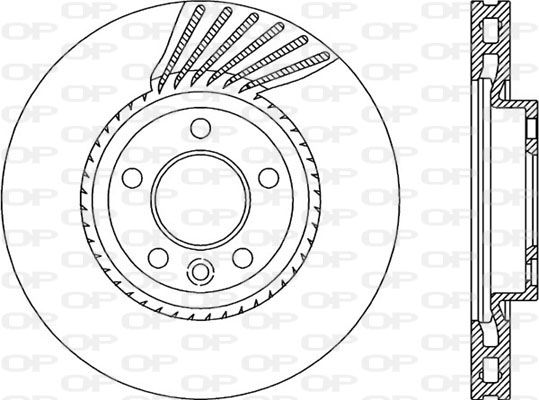 OPEN PARTS Тормозной диск BDR2061.20